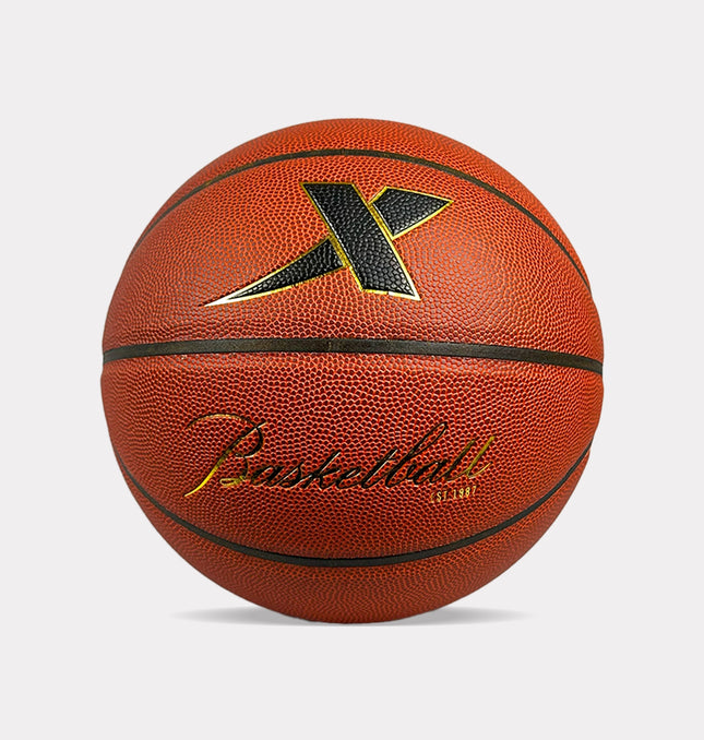 Xtep Basketball | High Grip, Durable Brown Ball for Indoor & Outdoor Play