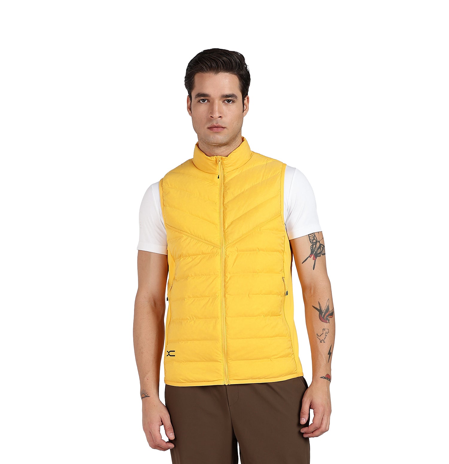 Windproof Water-Repellent Winter Jacket - Yellow