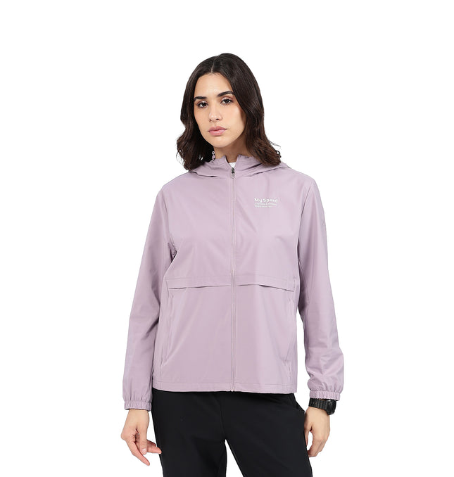 XTEP Women's Winter Running Windproof & Water Repellent Windbreaker Jacket