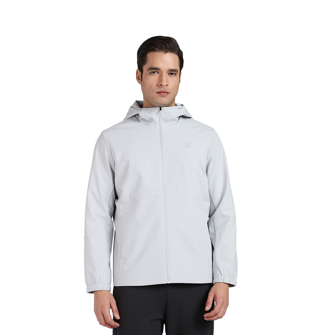 XTEP Men's Winterwear Running X-Shield  (Waterproof, Stainproof, Oilproof) Tech Windbreaker Jacket