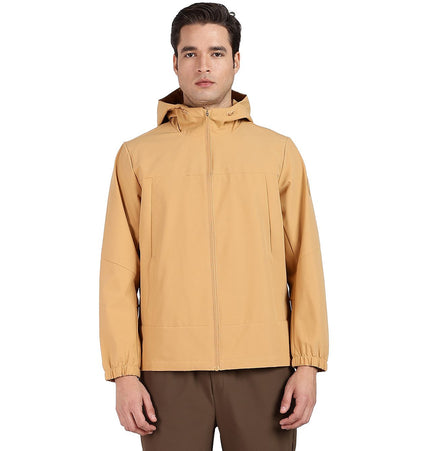 XTEP Men's  X-Shield Tech Double Layer Windbreaker Outdoor Training Jacket