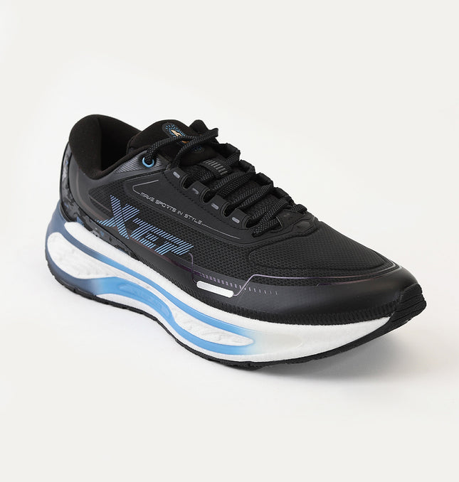 Xtep Men Ace Running Shoes - Black / Blue / 40