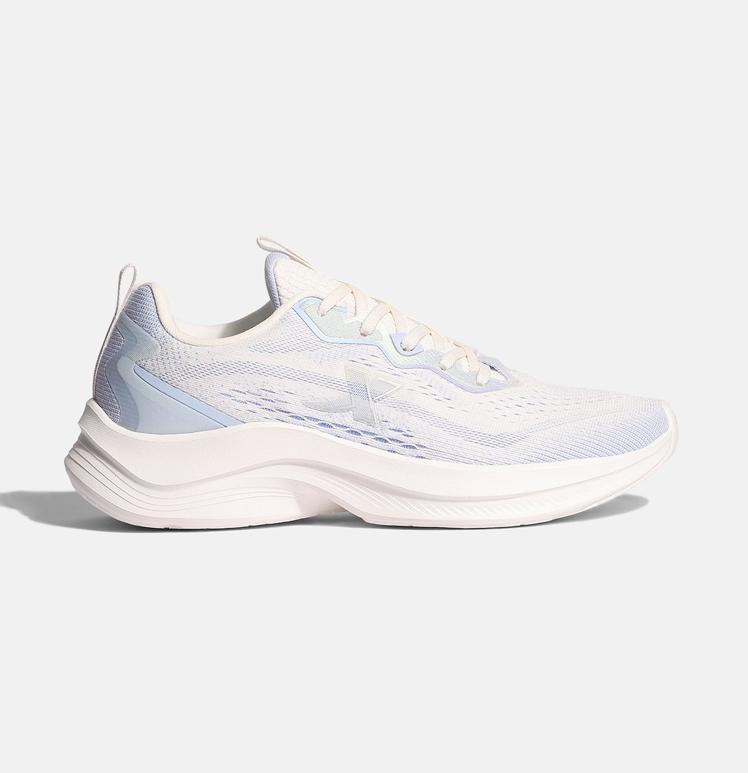 Xtep Women Feather Foam Running Shoes - Canvas White/Shadow Blue / 35