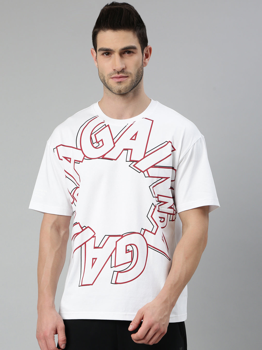 Xtep Men XDNA Short-sleeve T-shirt - Pearl White / S