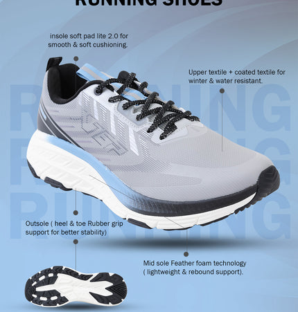 Xtep Men Feather Foam Running Shoes