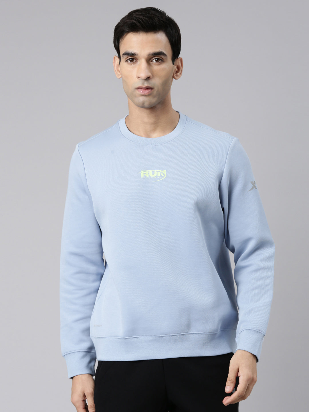 Xtep-Comfort Men Sweater - Tina Blue / S