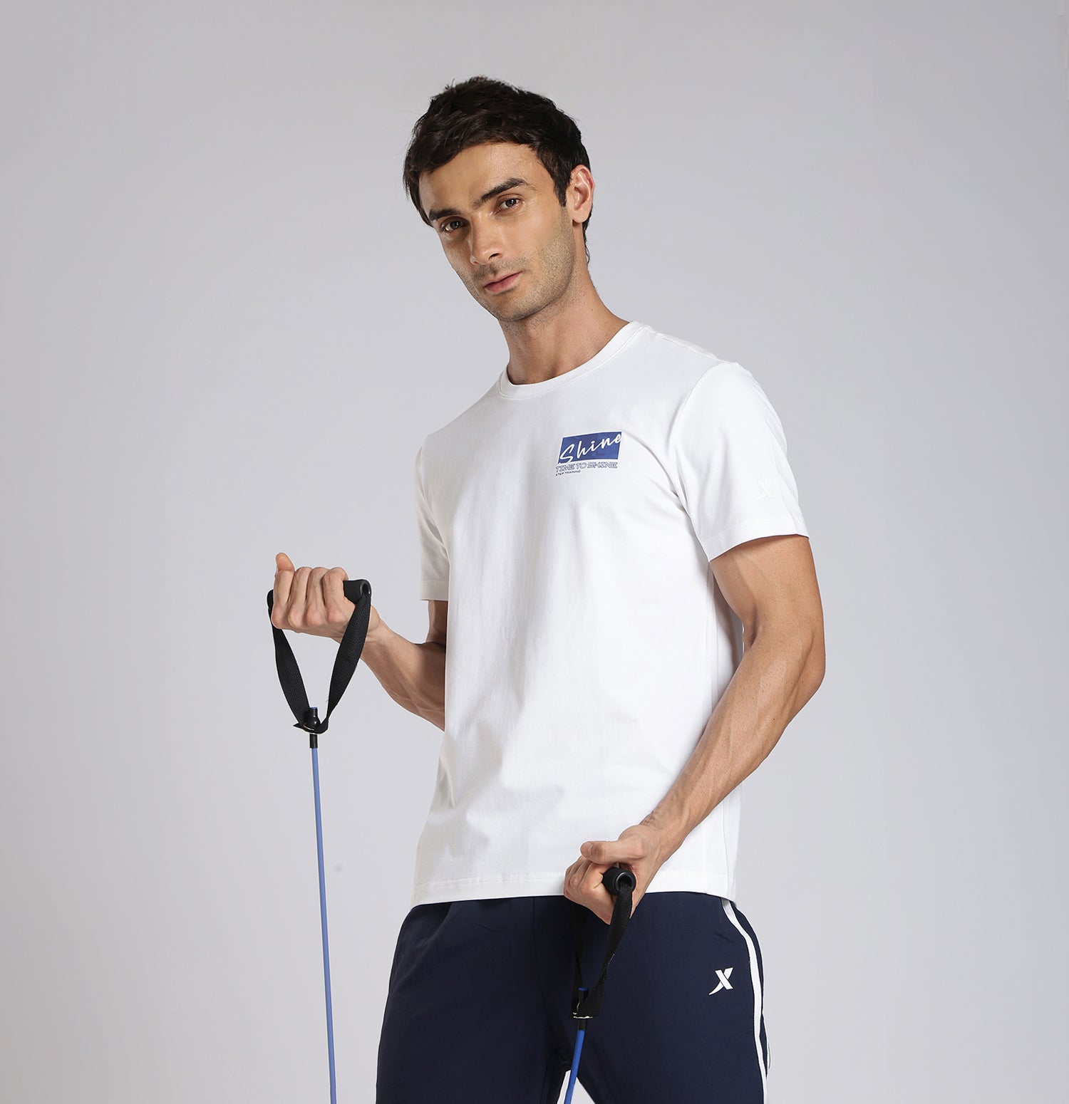 Xtep Men Solid Training Tshirt