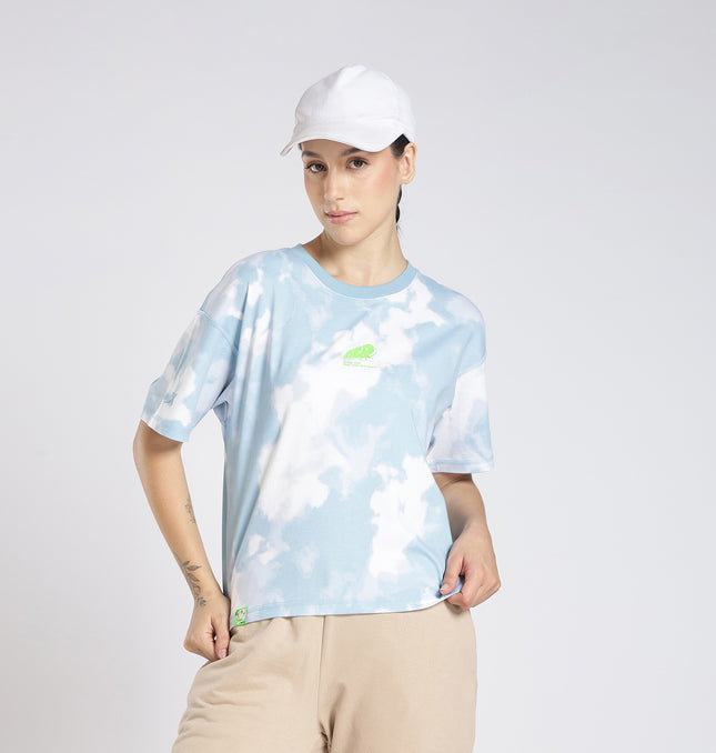 Xtep Women Floral Print T-Shirt