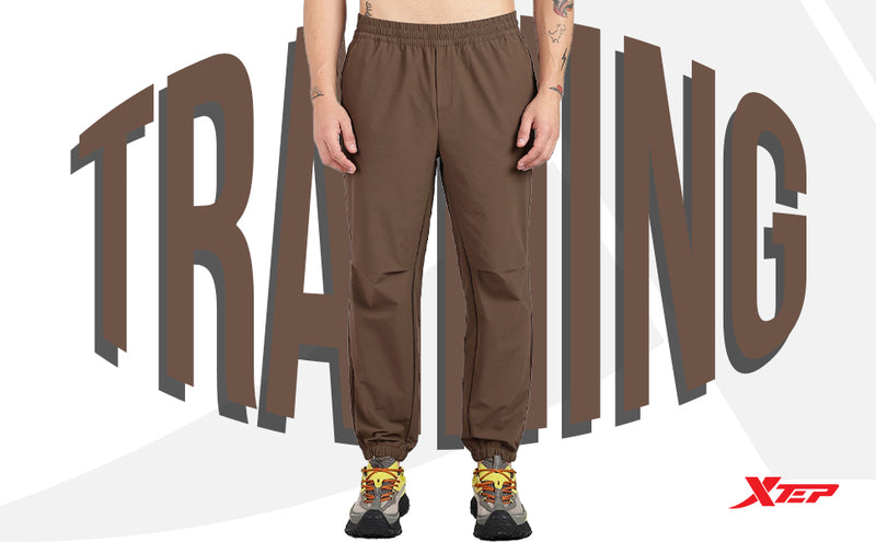 XTEP Men's Comfort Tech Woven Outdoor Training Pants