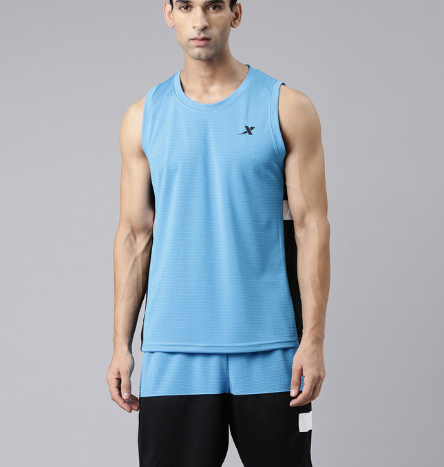 Xtep Colourblocked Co-Ord Sets - High Blue Black / S