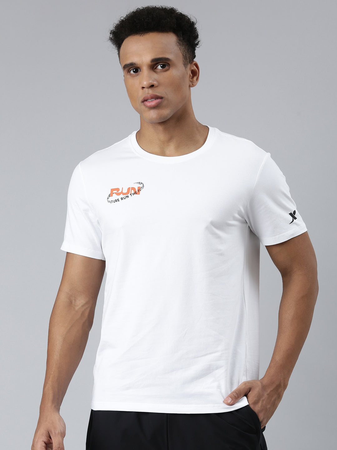 Xtep-Comfort Men Short-sleeve T-shirt - Pearl White / S