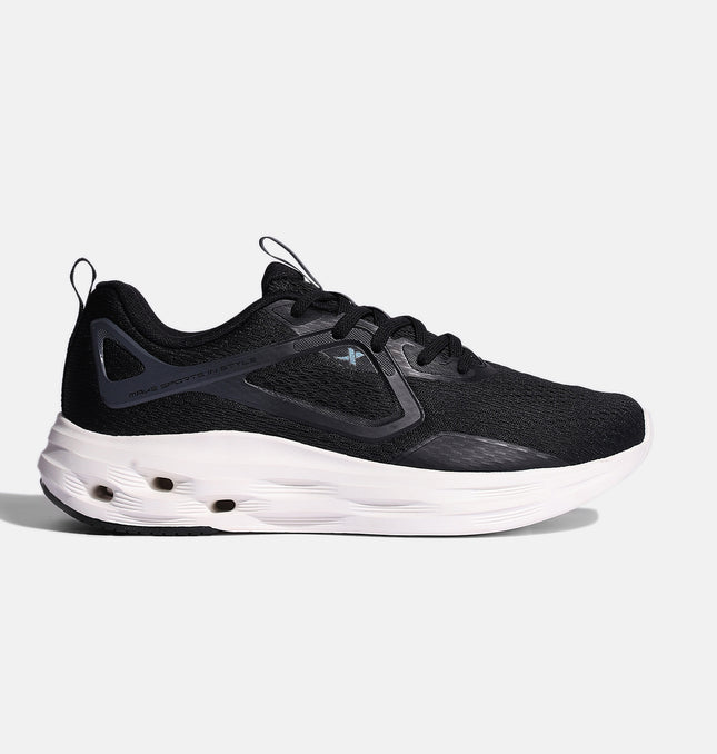 Xtep Men’s Reactive Coil Running Shoes - Black Charcoal Grey / 40