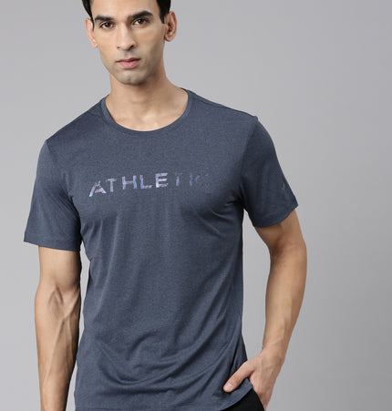 Xtep Men Training Short-sleeve T-shirt - Platinum Blue / S