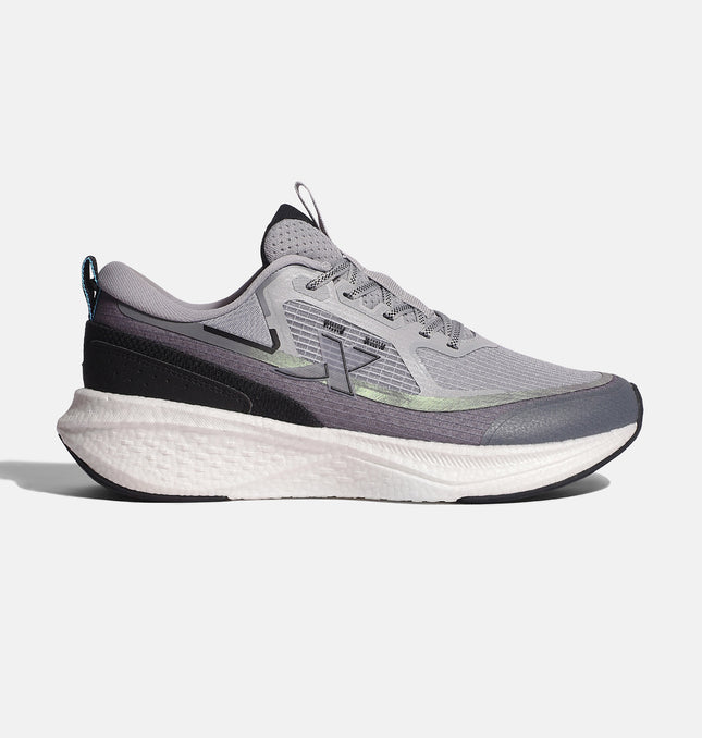 Xtep Men’s Dynamic Foam Running Shoes - Ash Grey Gray Black / 40