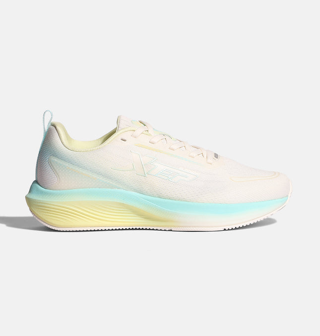 Xtep Women Dynamic Foam Running Shoes - Canvas White / Sky Blue01 / Jasmine / 35