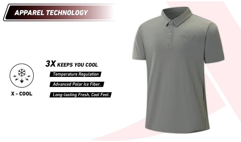 Xtep Men's Ice Cooling  Comfortable Training T-shirt Green