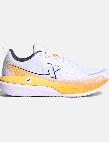 Xtep Men Feather Foam Running Shoes - White Lava Orange / 41