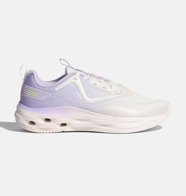 Xtep Reactive Coil Women Running Shoes - White / Purple / 35