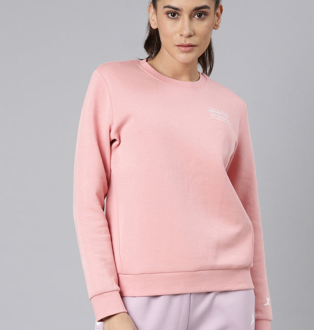 Xtep Round Neck Dry-Fit Sweatshirt - Punch Pink / XS