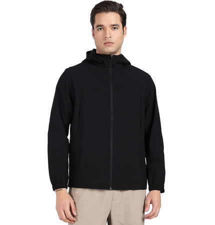 XTEP Men's  X-Shield Tech Double Layer Windbreaker Outdoor Training Jacket