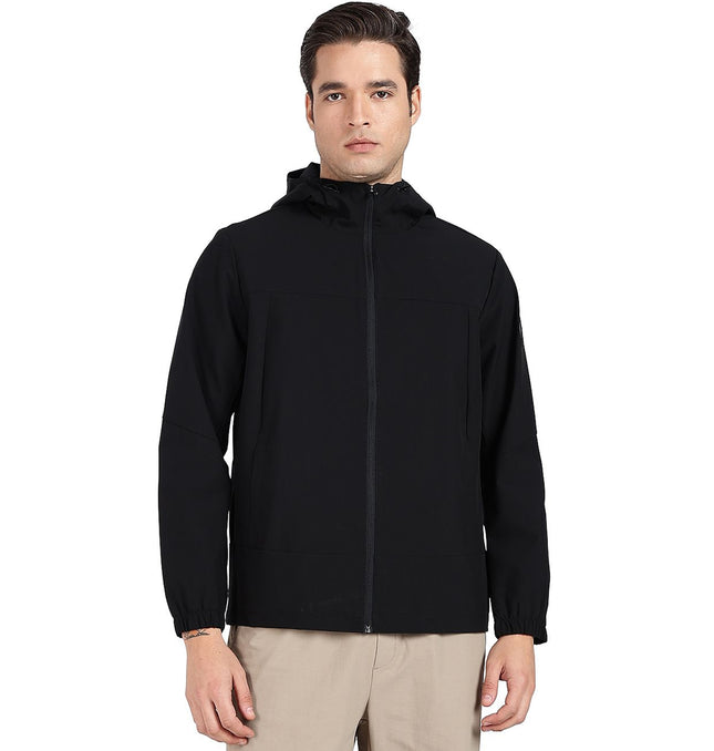 XTEP Men's  X-Shield Tech Double Layer Windbreaker Outdoor Training Jacket