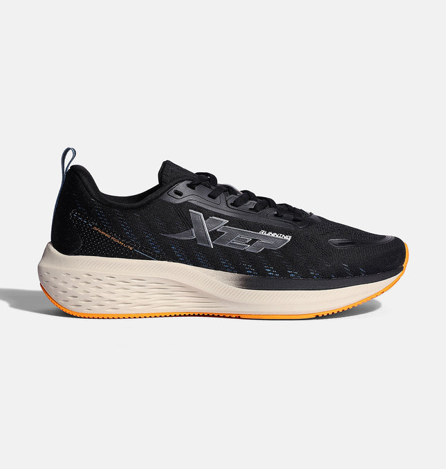 Xtep Men Ace Running Shoes - Black Peacock Blue / 40