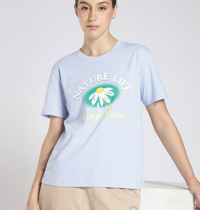 Xtep Women’s Active T-Shirt - Cave Blue / S