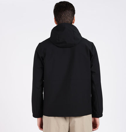 XTEP Men's Winterwear Running X-Shield  (Waterproof, Stainproof, Oilproof) Tech Windbreaker Jacket