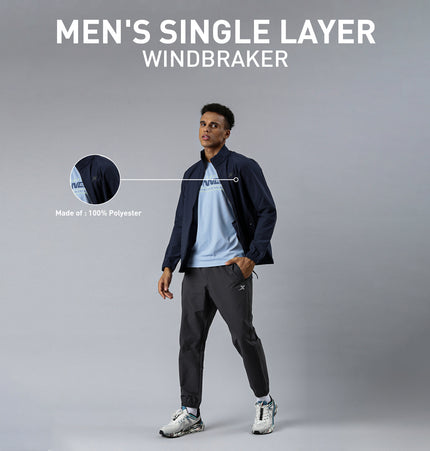 Xtep Men Single-layer Windbreaker