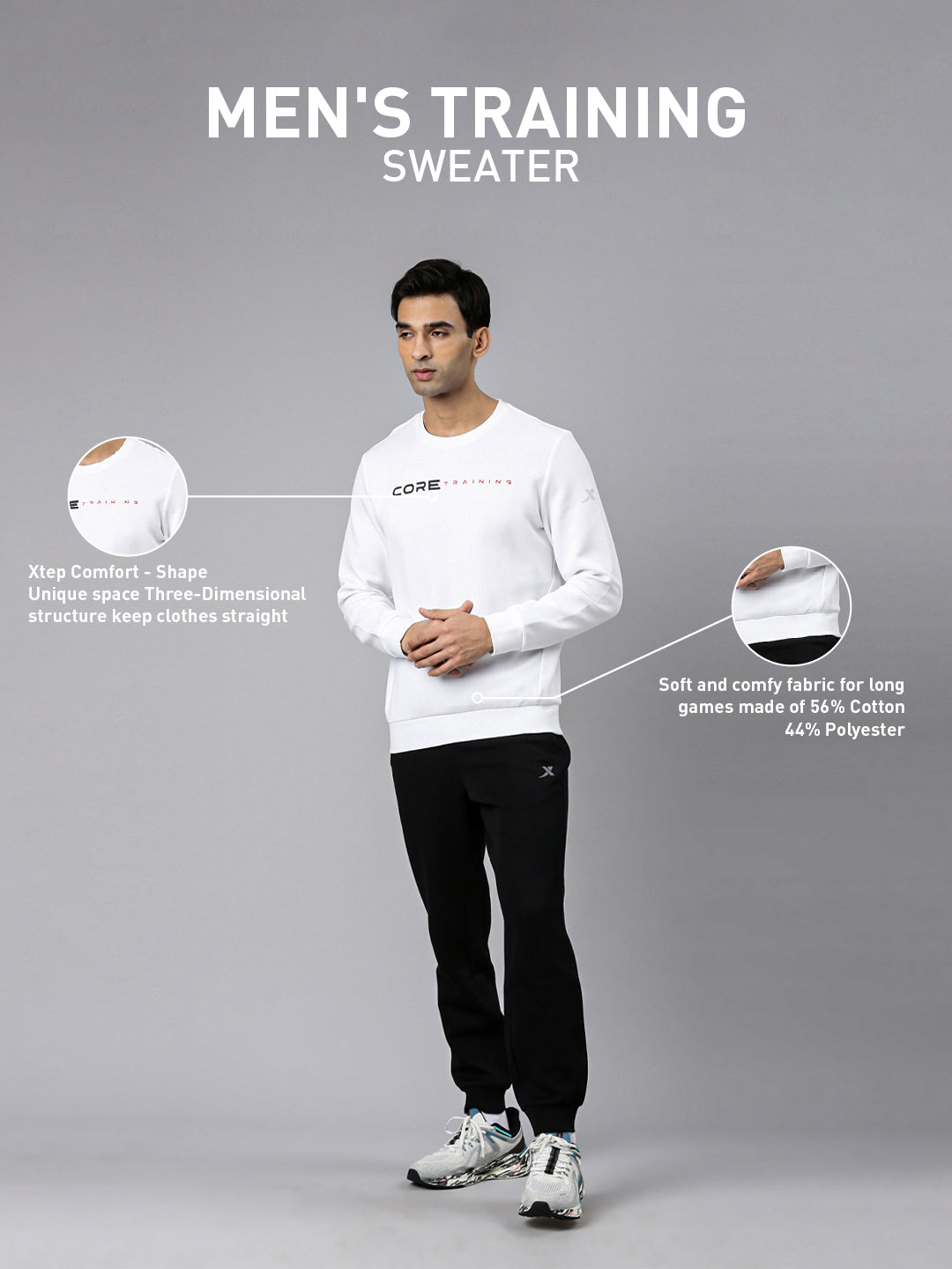 Xtep-Comfort Men Sweater