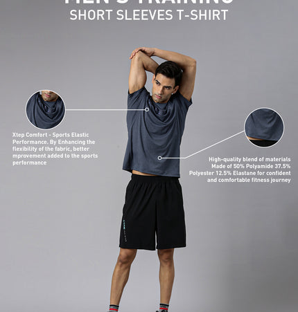 Xtep Men Training Short-sleeve T-shirt