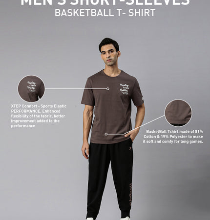 Xtep-Comfort Men Short-sleeve T-shirt