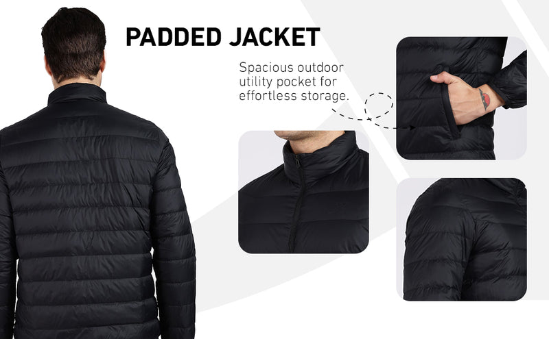 XTEP Men's X-shield  Tech (Waterproof, Stainproof, Oilproof) Winter Jacket