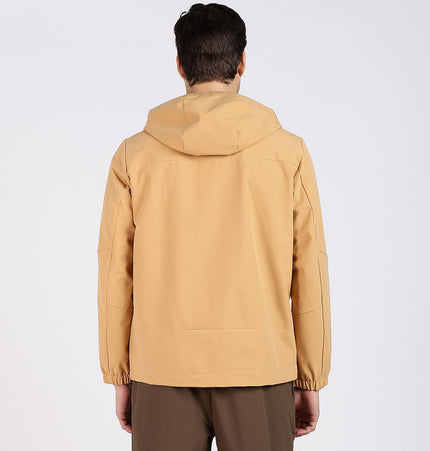 XTEP Men's  X-Shield Tech Double Layer Windbreaker Outdoor Training Jacket