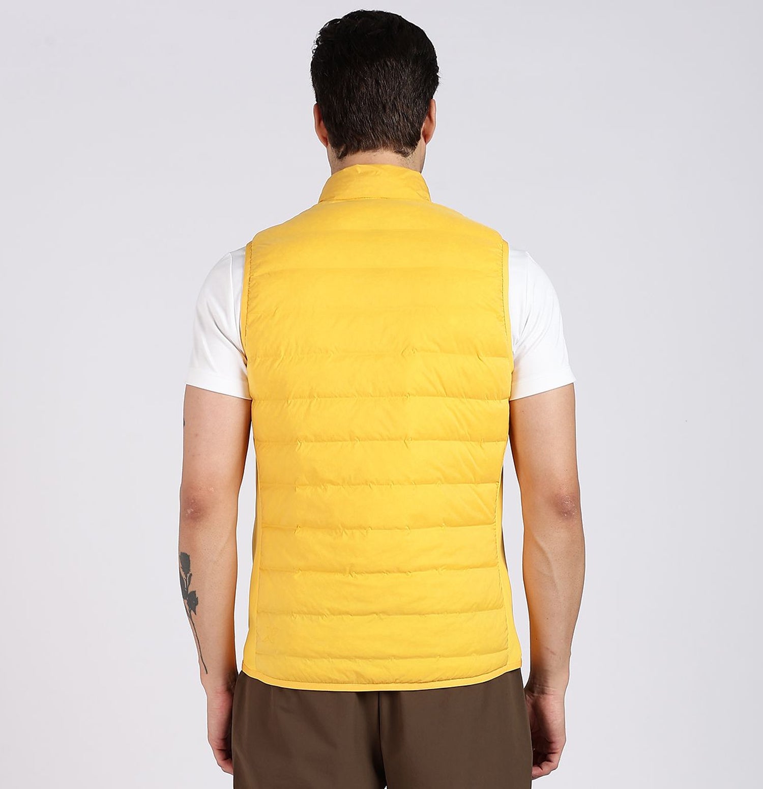 Windproof Water-Repellent Winter Jacket - Yellow