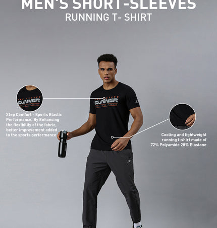 Xtep-Comfort Men Short-sleeve T-shirt