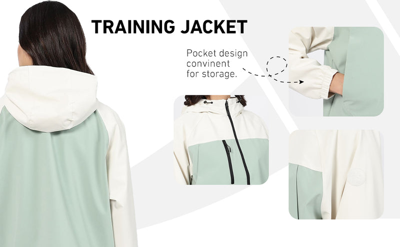 XTEP Women's  X-Shield Tech Double Layer Windbreaker Outdoor Training Jacket