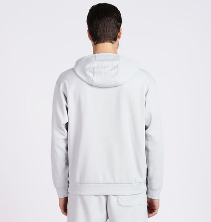 Xtep Men's Winter Lifestyle Micro Texture Pattern Loose Fit Hoodie