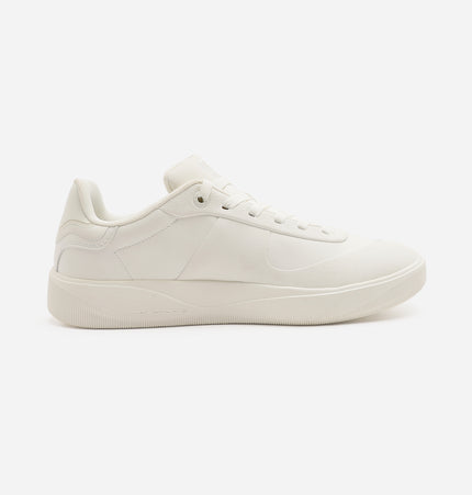 Xtep Men Split & Suede Leather Skateboarding Sneakers White