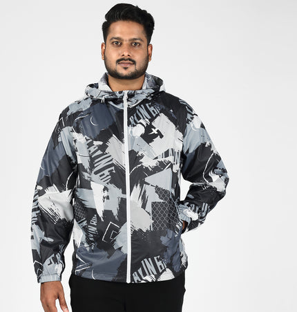 Xtep Men Single Layer Windcheater - Black / XS