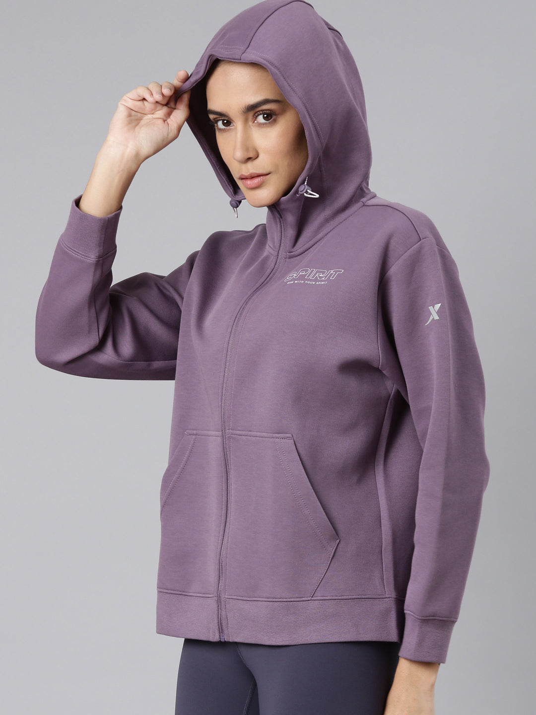 Xtep Hoodie Printed Sweatshirt