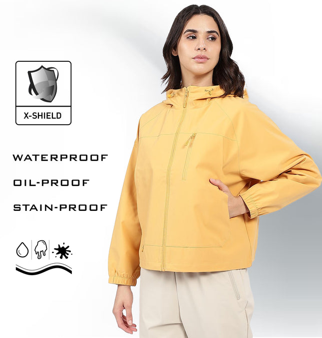 XTEP Women's  X-Shield Tech Double Layer Windbreaker Outdoor Training Jacket