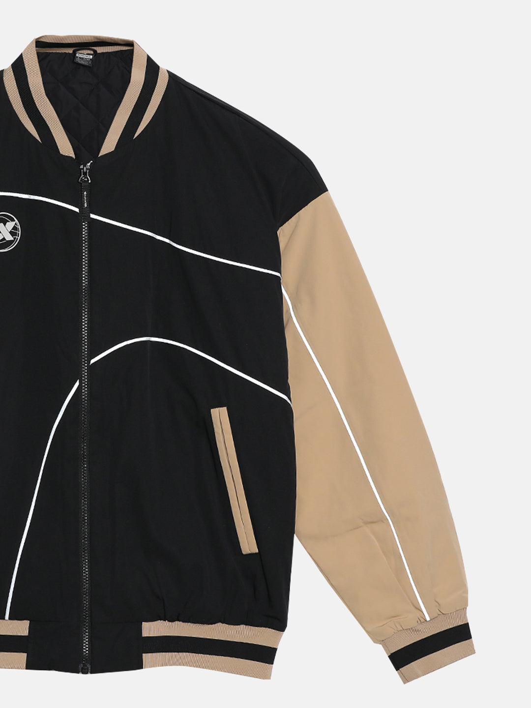 Xtep Colourblocked Cotton-padded Jacket