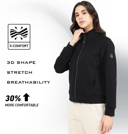 XTEP Women's Winter Training 3D Fit Shape Smooth Feel Knitted Jacket