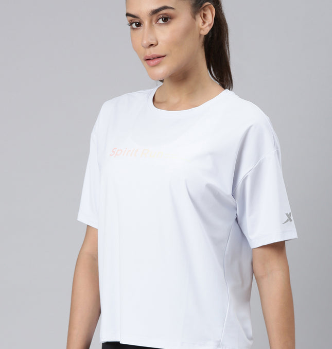 Xtep-Comfort Women Short-sleeve T-shirt