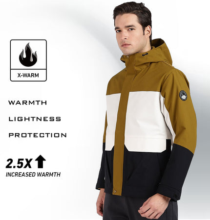 XTEP Men's Outdoor Heavy Winter Twinset 3 in 1 Training Jacket