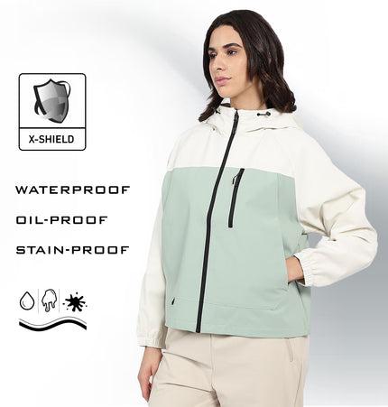 XTEP Women's  X-Shield Tech Double Layer Windbreaker Outdoor Training Jacket