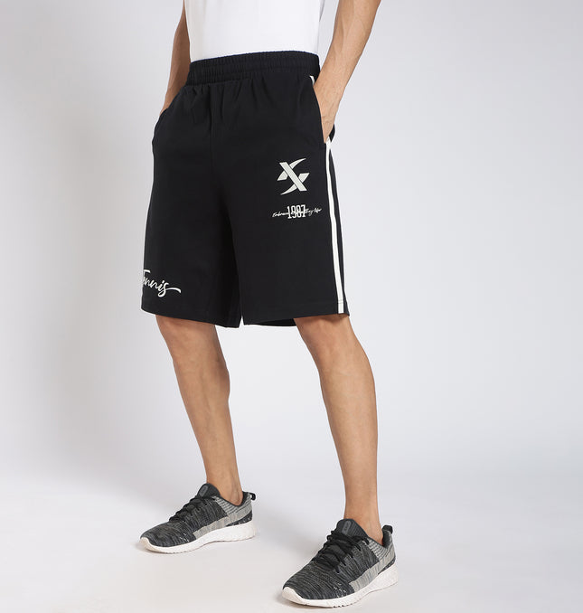 Xtep Men XDNA Printed Knitted Long Shorts