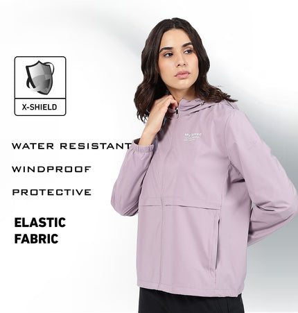 XTEP Women's Winter Running Windproof & Water Repellent Windbreaker Jacket