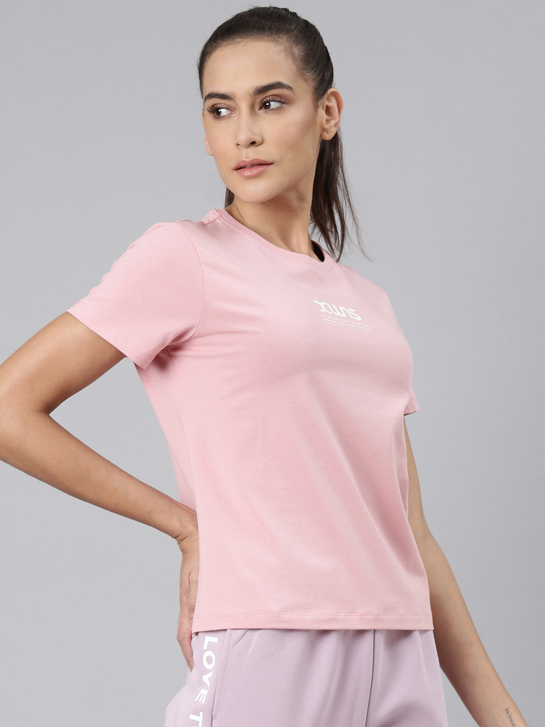 Xtep-Comfort Women Short-sleeve T-shirt